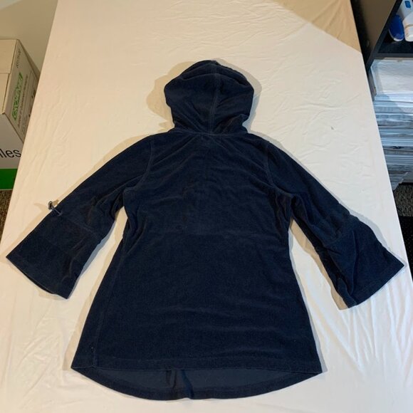 Burberry Navy Blue Hooded Sweatshirt - Picture 8 of 8